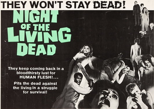 Night of the living Dead Hollywood Zombie film